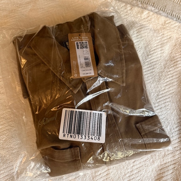 Eddie Bauer Men's Mountain Flex Canvas Shirt-Jacket - Picture 1 of 3